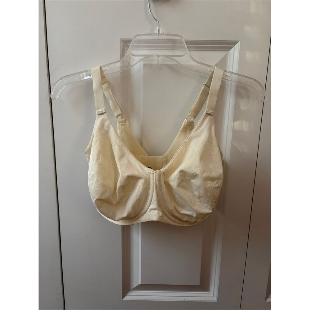 Modern Movement Women's Full-Coverage Cream Bra with Underwire Size 34G